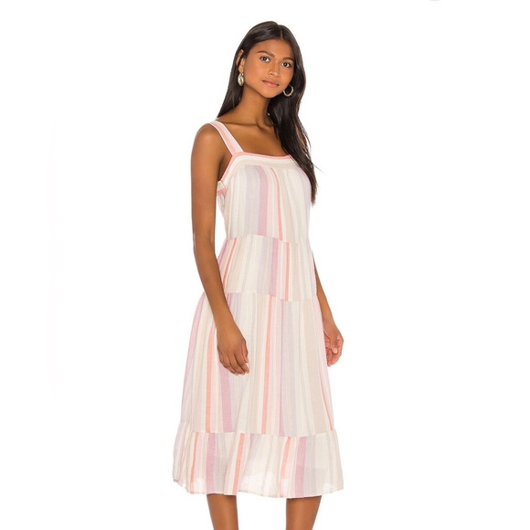 Amaya Mini Dress in Juliette Stripe - Picture 2 of 4